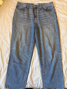 Madewell curvy baggy straight size 32